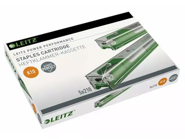 Een Nieten Leitz cassette K10 26/10 verzinkt 1050 stuks koop je bij VDP Office