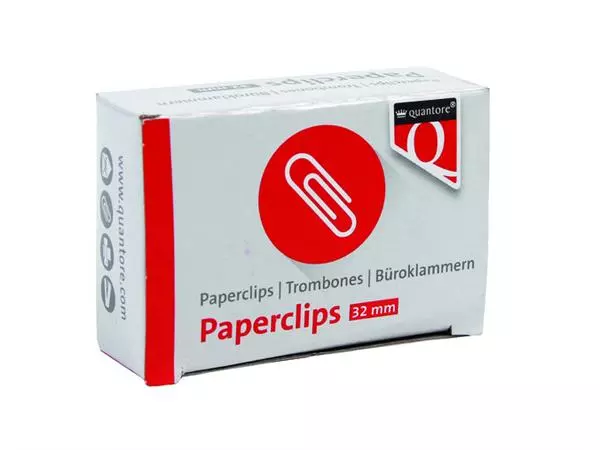 Een Paperclip Quantore R2 32mm kort koop je bij Egner kantoorspecialisten