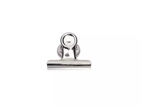 Buy your Papierklem MAUL Bulldog met magneet 52mm capaciteit 20mm zilver at QuickOffice BV