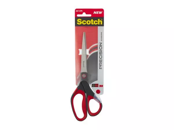 Een Schaar Scotch 20cm precision rood blister koop je bij Topkantoor Repro Creatief