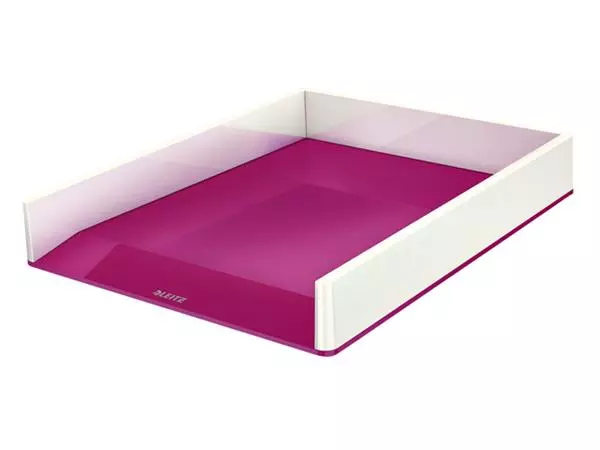 Een Brievenbak Leitz WOW wit/roze koop je bij Supply Mij