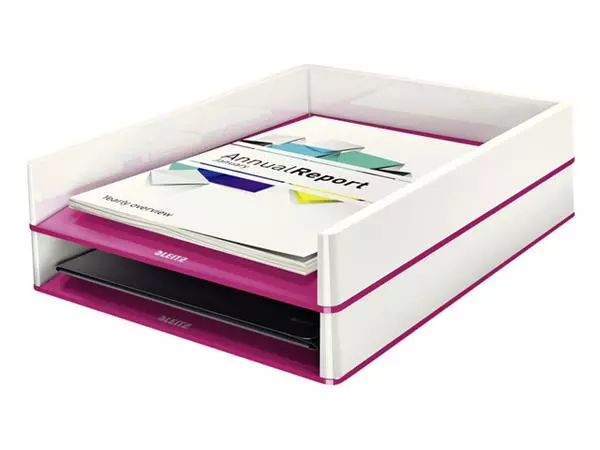 Een Brievenbak Leitz WOW wit/roze koop je bij Kantorice office & business supplies