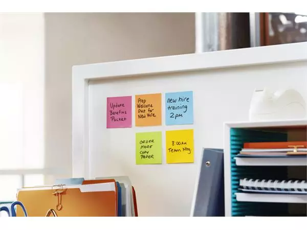 Een Memoblok Post-it Z-Note S330 Super Sticky 76x76mm 14+ 2 assorti koop je bij Sysdicom BV