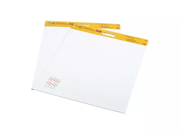 Een Meeting chart Post-it 566 Super Sticky 50.8x58.4cm wit incl Command bevestigingsstrip koop je bij De Joma BV