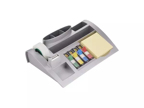 Een Bureau organiser Post-it C50 zilvergrijs incl inhoud koop je bij Topkantoor Repro Creatief