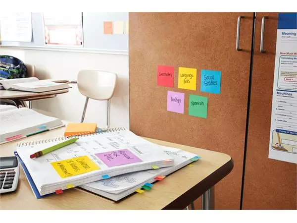 Een Memoblokdispenser Post-it Z-Notes Beer wit incl 76x76mm notes koop je bij Sysdicom BV