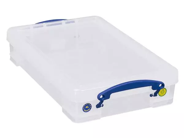 Een Opbergbox Really Useful 4 liter 395x255x85mm koop je bij Deska Alles voor Kantoor