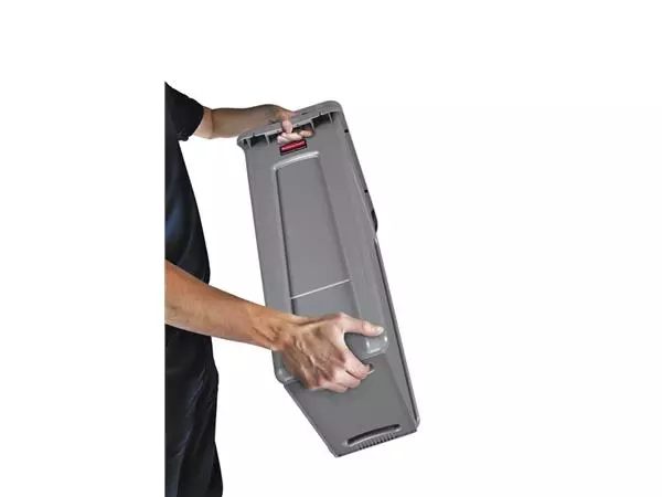 Een Afvalbak Rubbermaid Slim Jim Vented met luchtsleuven 87L grijs koop je bij QuickOffice BV