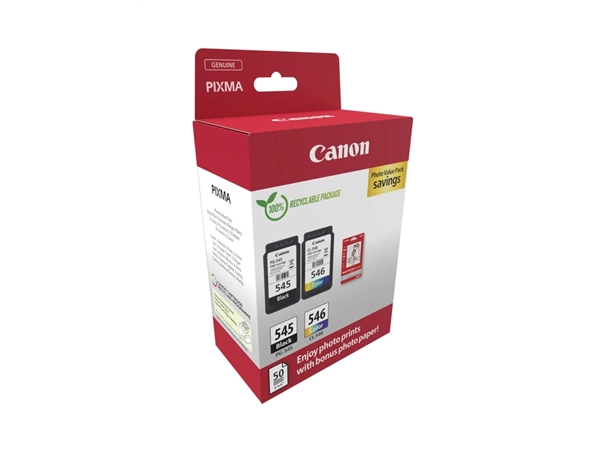 Buy your Inktcartridge Canon PG-545 + CL-546 zwart + kleur at QuickOffice BV