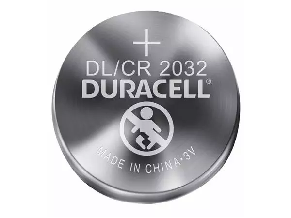 Een Batterij Duracell knoopcel 4xCR2032 lithium Ø20mm 3V-180mAh koop je bij Schellen Boek- en Kantoorboekhandel