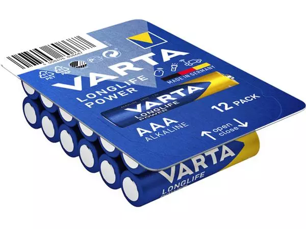 Een Batterij Varta AAA high energy big box 12 pack koop je bij Egner kantoorspecialisten