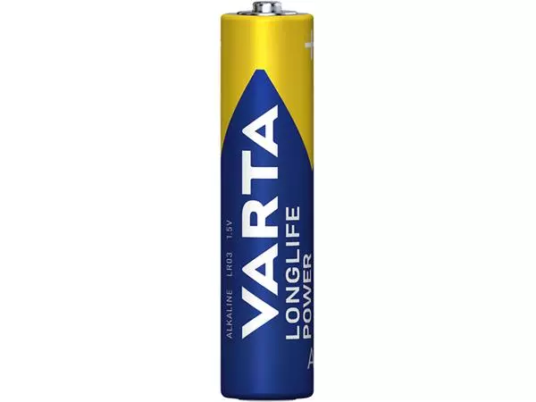 Een Batterij Varta AAA Longlife Power koop je bij All Office Kuipers BV