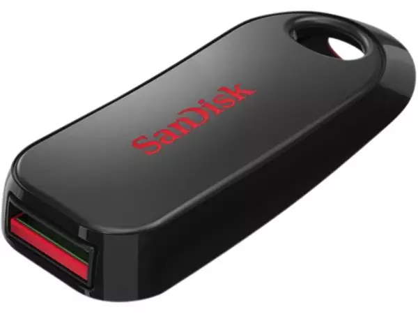 Een USB-stick 2.0 Sandisk Cruzer Snap 128GB koop je bij WinkelVolWinkels