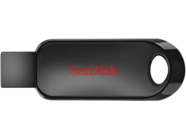 Een USB-stick 2.0 Sandisk Cruzer Snap 128GB koop je bij iPlusoffice