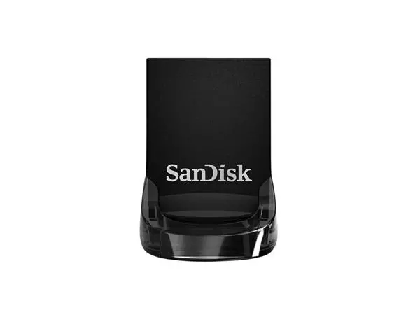 Een USB-stick 3.1 Sandisk Cruzer Ultra Fit 128GB koop je bij De Rijk Kantoorshop