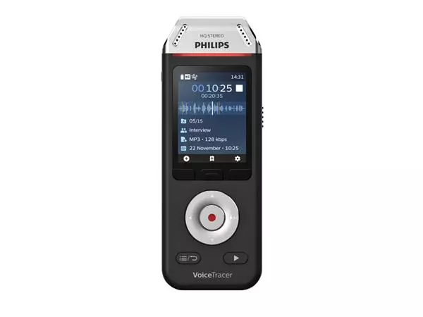 Een Digital voice recorder Philips DVT 2110 voor interviews koop je bij Schellen Boek- en Kantoorboekhandel