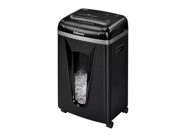 Een PAPIERVERNIETIGER FELLOWES POWERSHRED 450M 2X12MM koop je bij Egner kantoorspecialisten