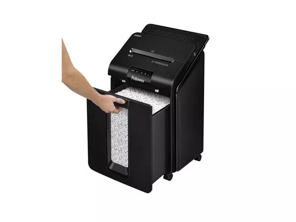 Een Papiervernietiger Fellowes Automax 100M snippers 4x10mm koop je bij Kantorice office & business supplies