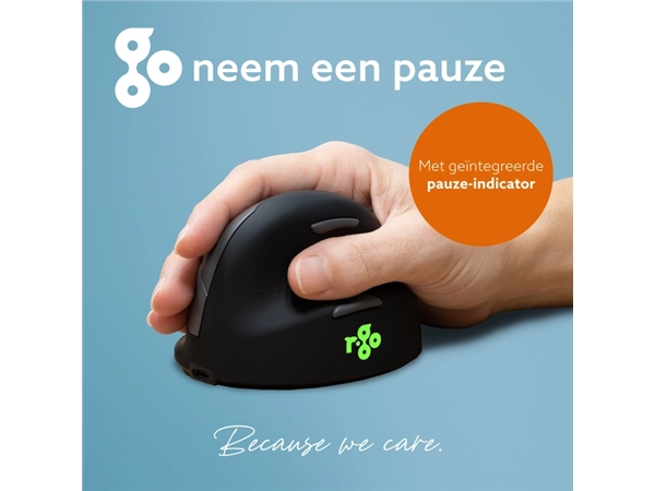 Een Muis R-Go Ergonomisch HE Break Wireless Rechts M koop je bij Peter Wind