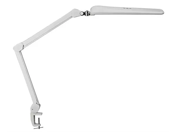 Een Lampe de bureau MAULcraft LED Pince table intensité réglable blanc koop je bij QuickOffice BV