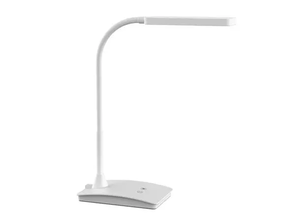 Een Bureaulamp MAUL Pearly LED voet dimbaar wit koop je bij All Office Kuipers BV