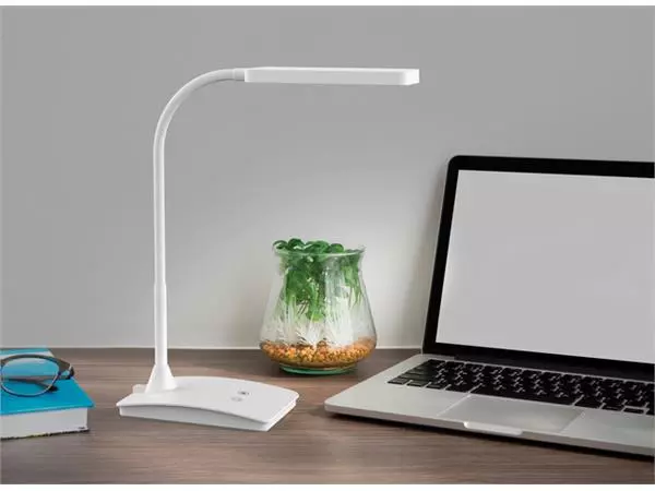 Een Bureaulamp MAUL Pearly LED voet dimbaar colour vario wit koop je bij Quality Office Supplies