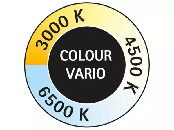 Een Bureaulamp MAUL Grace LED voet dimbaar colour vario zilver koop je bij Continu Kantoor