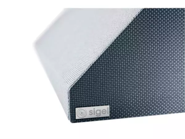 Een Hoekelement Sigel akoestiek 1200x150x150mm donkergrijs koop je bij Kantorice office & business supplies