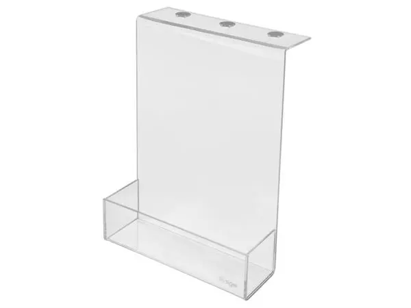 Een Bac de rangement acoustique Sigel acrylique transparent 220x300x60mm koop je bij QuickOffice BV