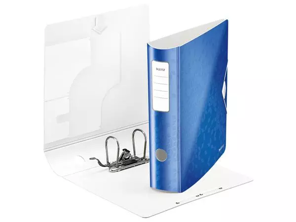 Een Ordner Leitz WOW active 180° 80mm PP A4 blauw koop je bij Company Supplies