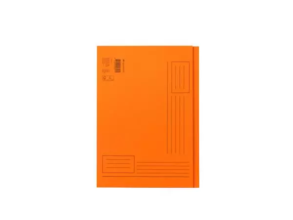 Een Vouwmap Quantore A4 ongelijke zijde 250gr oranje koop je bij iPlusoffice