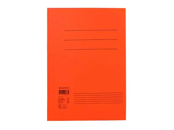 Een Dossiermap Quantore Fo 300gr oranje koop je bij All Office Kuipers BV
