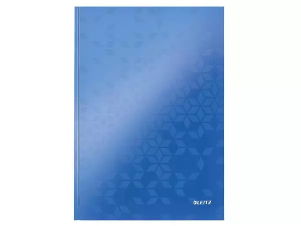 Een Notitieboek Leitz WOW A4 160blz 90gr lijn blauw koop je bij Avoux