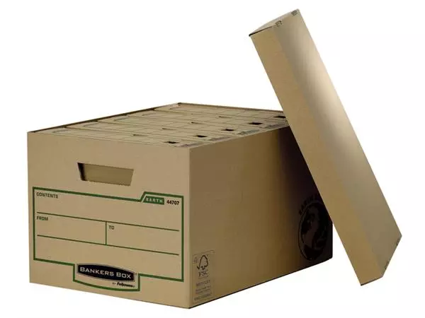 Een Archiefdoos Bankers Box Earth 325x260x445mm bruin koop je bij Clippz! Office Supplies