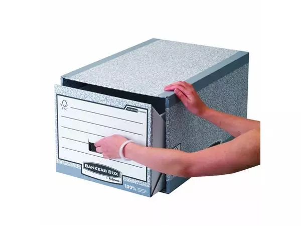 Een Archieflade Bankers Box A4 System A4 grijs koop je bij Quality Office Supplies