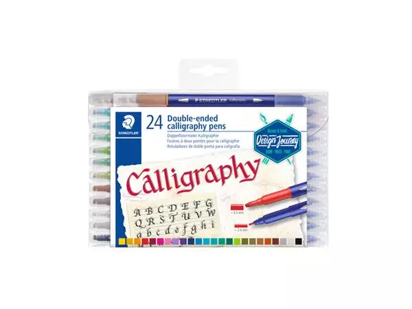 Buy your Kalligrafiepen Staedtler duo punt 2.0 en 3.5mm ass at QuickOffice BV