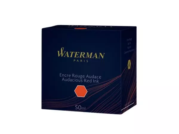 Een Vulpeninkt Waterman 50ml standaard rood koop je bij Kantorice office & business supplies