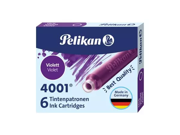 Een Inktpatroon Pelikan 4001 violet koop je bij De Joma BV