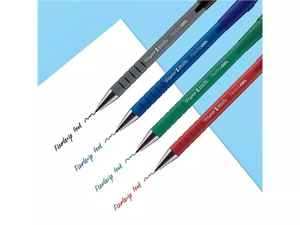 Een Balpen Paper Mate Flexgrip Ultra medium blauw valuepack 30+6 gratis koop je bij Kantorice office & business supplies