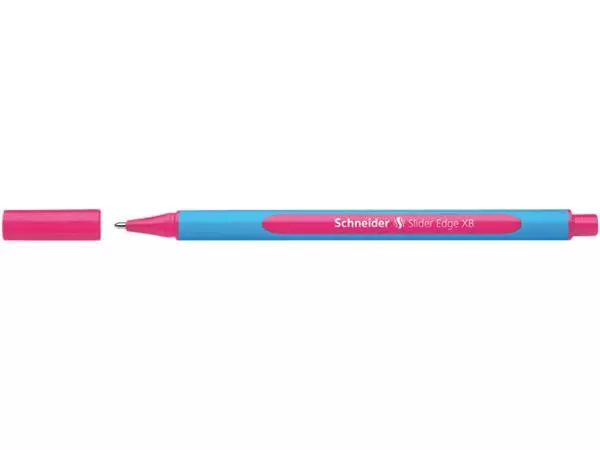 Een Balpen Schneider Slider Edge extra breed roze koop je bij Avoux