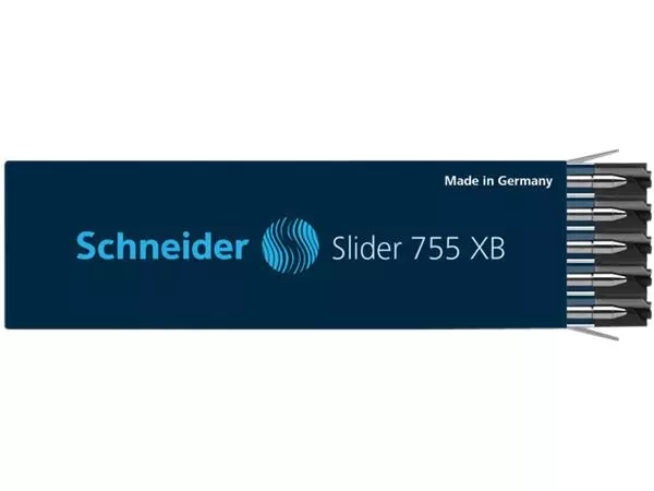 Een Balpenvulling Schneider 755 Slider Jumbo extra breed zwart koop je bij Continu Kantoor