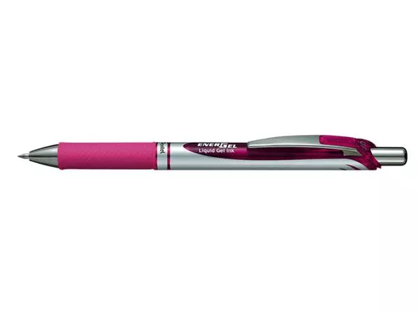 Een Gelschrijver Pentel BL77 Energel M roze koop je bij "De Waal" Kantoor Efficiency