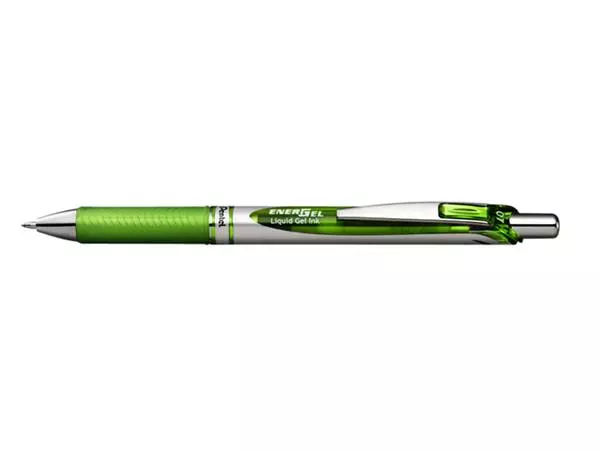 Een Gelschrijver Pentel BL77 Energel medium lichtgroen koop je bij Sysdicom BV