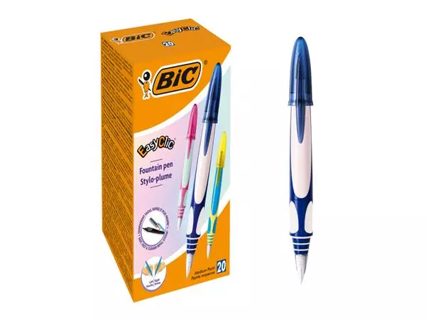 Een Vulpen Bic EasyClic medium assorti koop je bij iPlusoffice