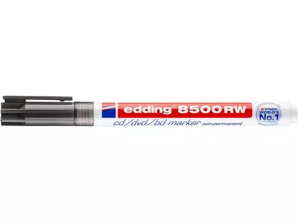 Een Cd marker edding 8500 rond 1.0mm zwart koop je bij De Rijk Kantoorshop