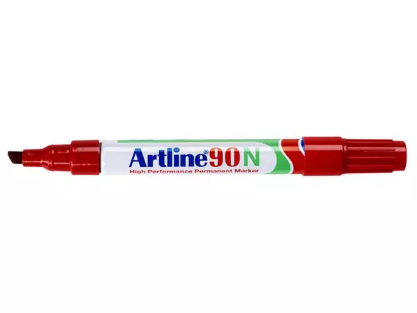 Een Viltstift Artline 90 schuin 2-5mm rood koop je bij De Joma BV