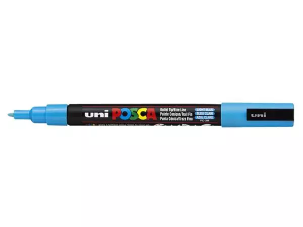 Een Verfstift Posca PC3M F lichtblauw koop je bij "De Waal" Kantoor Efficiency