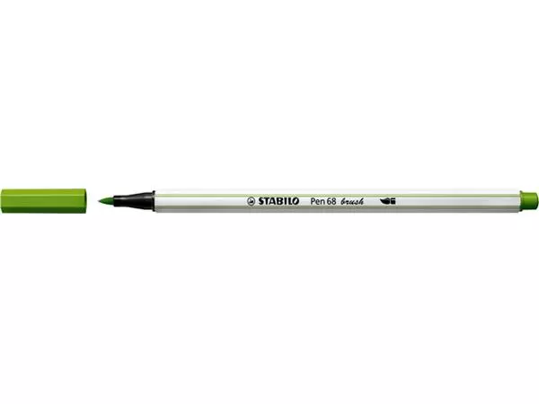 Een Brushstift STABILO Pen 568/43 loofgroen koop je bij De Joma BV