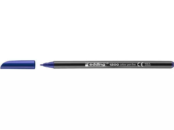 Een Fineliner edding 1200 003 fijn blauw koop je bij De Rijk Kantoorshop