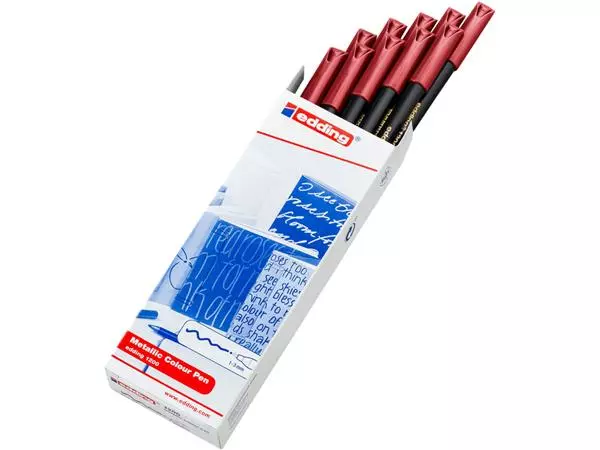 Een Fineliner edding 1200 072 fijn metallic rood koop je bij VDB Office Express B.V.